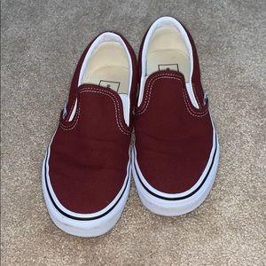 vans slip ons